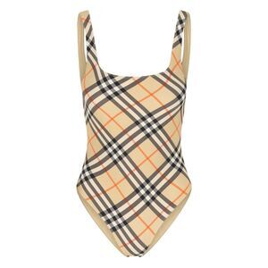 Burberry Women Check One-Piece Swimsuit